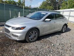 Salvage cars for sale from Copart Riverview, FL: 2018 Chevrolet Malibu LT