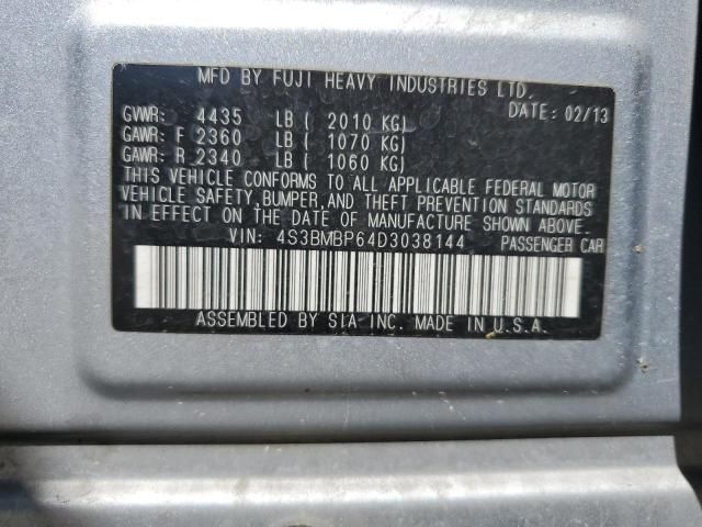 2013 Subaru Legacy 2.5I Limited