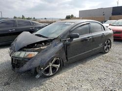 Salvage cars for sale at Mentone, CA auction: 2008 Honda Civic SI