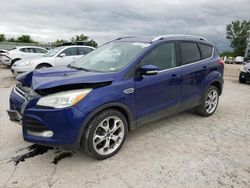 Salvage cars for sale at Kansas City, KS auction: 2016 Ford Escape Titanium