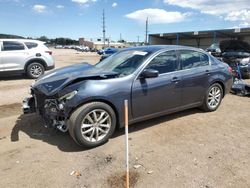 Salvage cars for sale at Colorado Springs, CO auction: 2009 Infiniti G37 Base