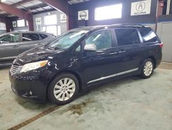 Salvage cars for sale at East Granby, CT auction: 2015 Toyota Sienna XLE
