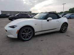 Salvage cars for sale at Wilmer, TX auction: 2016 Mazda MX-5 Miata Grand Touring