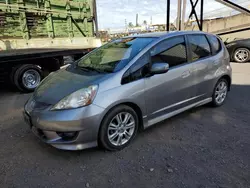 Honda salvage cars for sale: 2009 Honda FIT Sport