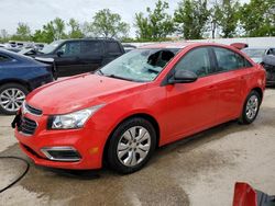 Salvage cars for sale at Bridgeton, MO auction: 2016 Chevrolet Cruze Limited LS