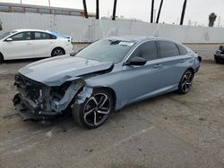 Salvage cars for sale at Van Nuys, CA auction: 2022 Honda Accord Sport