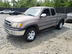 Salvage cars for sale at Waldorf, MD auction: 2002 Toyota Tundra Access Cab