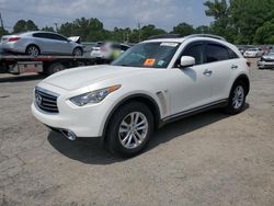 Salvage cars for sale from Copart Shreveport, LA: 2015 Infiniti QX70