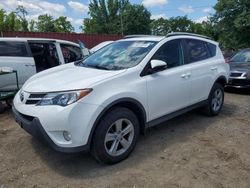 Salvage cars for sale from Copart Baltimore, MD: 2014 Toyota Rav4 XLE