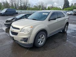 Salvage cars for sale at Portland, OR auction: 2012 Chevrolet Equinox LS