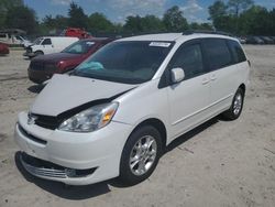 Salvage cars for sale from Copart Madisonville, TN: 2005 Toyota Sienna XLE