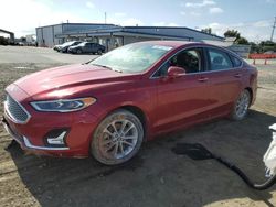 Salvage cars for sale at San Diego, CA auction: 2020 Ford Fusion Titanium