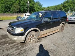 Salvage cars for sale at Finksburg, MD auction: 2007 Ford Expedition Eddie Bauer