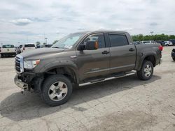 Salvage cars for sale from Copart Indianapolis, IN: 2010 Toyota Tundra Crewmax SR5
