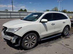Salvage cars for sale from Copart Littleton, CO: 2014 Acura MDX Technology