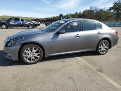 Salvage cars for sale from Copart Brookhaven, NY: 2011 Infiniti G37 Base