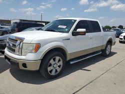 Salvage cars for sale from Copart Grand Prairie, TX: 2010 Ford F150 Supercrew