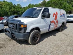 Salvage cars for sale from Copart Austell, GA: 2008 Ford Econoline E350 Super Duty Van