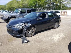 Salvage cars for sale at North Billerica, MA auction: 2015 Toyota Camry LE