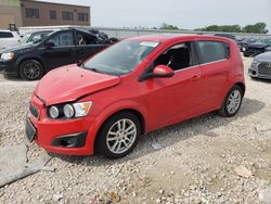 Chevrolet Sonic lt salvage cars for sale: 2016 Chevrolet Sonic LT