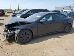 Salvage cars for sale at Woodhaven, MI auction: 2023 Tesla Model S