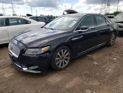 Salvage cars for sale at Elgin, IL auction: 2017 Lincoln Continental