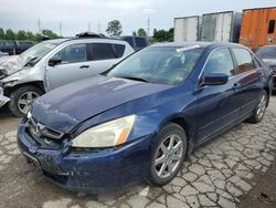 Salvage cars for sale at Cahokia Heights, IL auction: 2003 Honda Accord EX