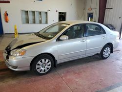 Salvage cars for sale from Copart Angola, NY: 2004 Toyota Corolla CE