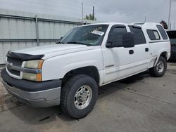 Salvage trucks for sale at Littleton, CO auction: 2003 Chevrolet Silverado C1500 Heavy Duty