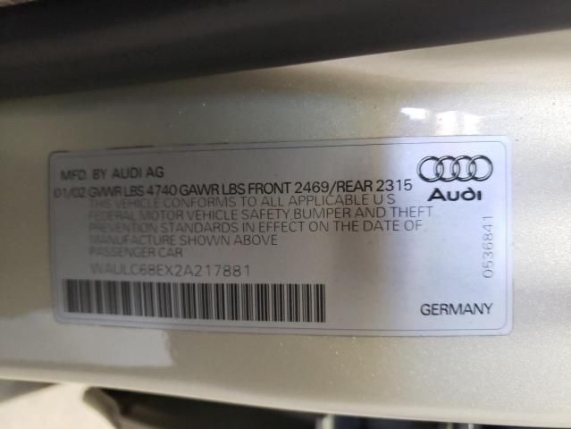 2002 Audi A4 1.8T Quattro