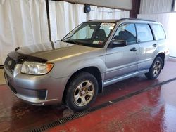 Salvage cars for sale at Angola, NY auction: 2007 Subaru Forester 2.5X