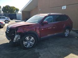 Salvage cars for sale at Hayward, CA auction: 2019 Volkswagen Atlas SEL