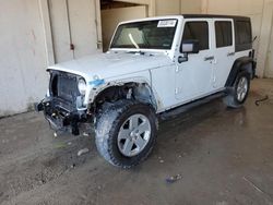Jeep salvage cars for sale: 2015 Jeep Wrangler Unlimited Sport
