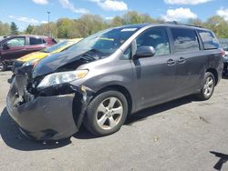 Salvage cars for sale at Assonet, MA auction: 2012 Toyota Sienna LE