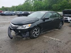 Vehiculos salvage en venta de Copart Ellwood City, PA: 2017 Honda Accord LX