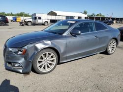 Salvage cars for sale from Copart Fresno, CA: 2015 Audi A5 Premium Plus