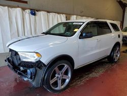 Salvage cars for sale from Copart Angola, NY: 2015 Dodge Durango SXT