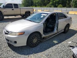 Salvage cars for sale at Concord, NC auction: 2006 Acura TSX