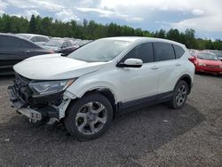 Salvage cars for sale from Copart Bowmanville, ON: 2018 Honda CR-V EXL