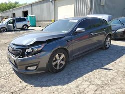 Salvage cars for sale at West Mifflin, PA auction: 2015 KIA Optima LX