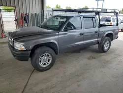 Salvage trucks for sale at Fort Wayne, IN auction: 2002 Dodge Dakota Quad Sport