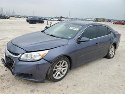 Salvage cars for sale at New Braunfels, TX auction: 2015 Chevrolet Malibu 1LT