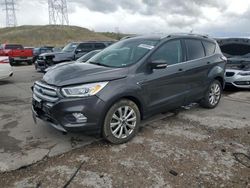 Salvage cars for sale at Littleton, CO auction: 2017 Ford Escape Titanium