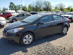 Salvage cars for sale at Portland, OR auction: 2016 KIA Forte LX