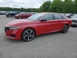 Honda Accord Sport salvage cars for sale: 2022 Honda Accord Sport