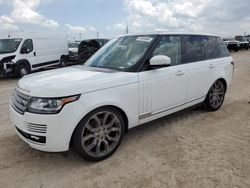 Land Rover Range Rover hse salvage cars for sale: 2015 Land Rover Range Rover HSE