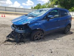 Salvage cars for sale at Chatham, VA auction: 2018 Ford Ecosport SES