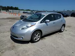 Salvage cars for sale from Copart Harleyville, SC: 2011 Nissan Leaf SV