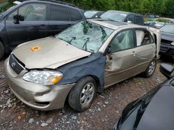 Salvage cars for sale at York Haven, PA auction: 2008 Toyota Corolla CE