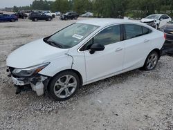 Salvage cars for sale at Houston, TX auction: 2017 Chevrolet Cruze Premier